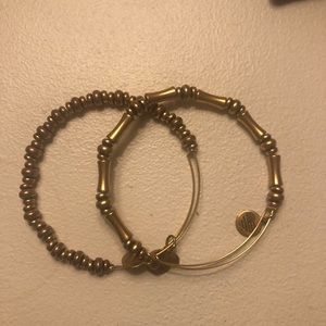 Gold Alex and Ani Bracelets